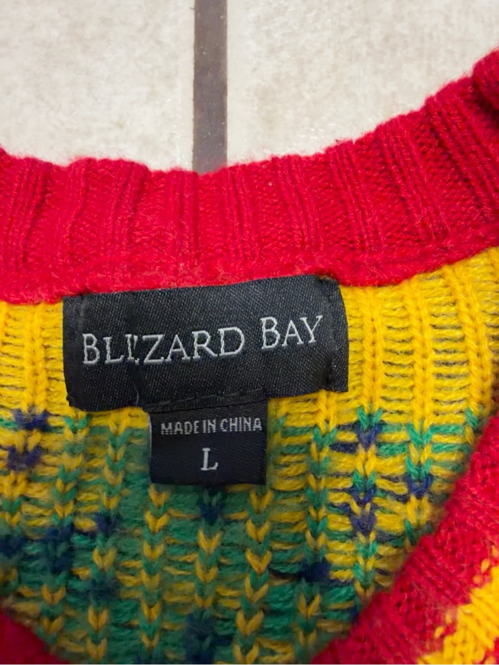 Blizzard Bay Tis the Season for Tacos Ugly Christmas Sweater Size L - Picture 3 of 7